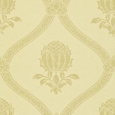 The Rug Seller Granada Wallpaper 101 by Morris & Co in Cream Silver Grey&nbsp;Roll