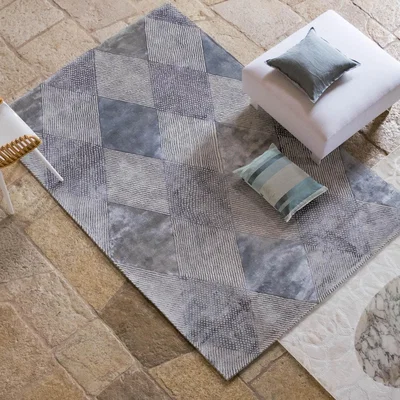 The Rug Seller Castillon Platinum Rug by Designers Guild&nbsp;250x350cm