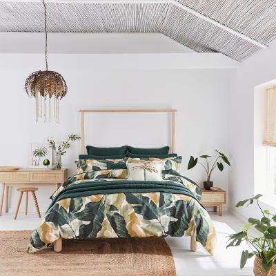 The Rug Seller Urban Forager Botanical Bedding Duvet Cover and Pillowcase by Ted Baker in Basil Green&nbsp;230x220cm