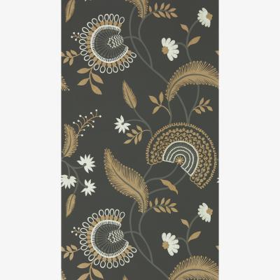 The Rug Seller Hakimi Wallpaper 216769 by Sanderson in Ebony Black&nbsp;Roll