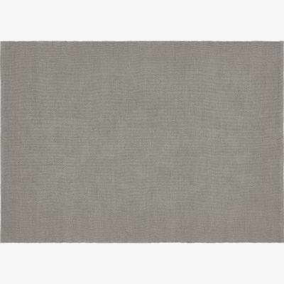 The Rug Seller Hug Rug Woven Washable Plain Rugs in Warm Grey120x170cm