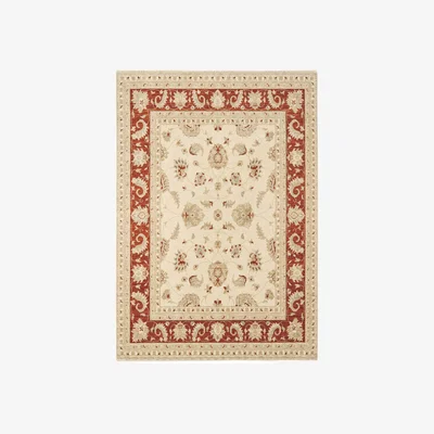 The Rug Seller Chobi Traditional Wool Rugs CB02 in Beige Rust&nbsp;130x190cm