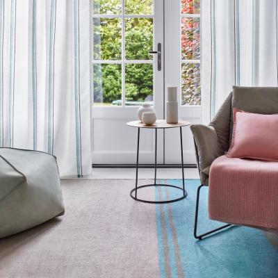 The Rug Seller Camps Bay Stripe Rugs 10005 04 by Esprit in Grey Blue