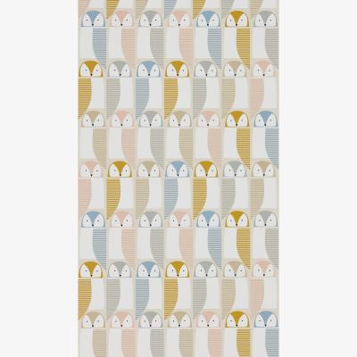The Rug Seller Barnie Owl Wallpaper 111518 by Scion in Blush Honey Raffia&nbsp;Roll