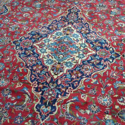 The Rug Seller Ardekan 18081 Traditional Hand Knotted Wool Rug in Red&nbsp;403x300cm
