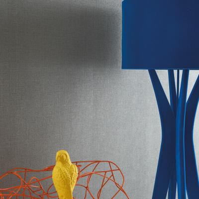 The Rug Seller Nico Wallpaper W0057 06 by Clarke and Clarke in Pewter Grey&nbsp;Roll