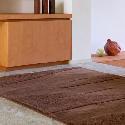 The Rug Seller Decor Scape 095005 Rugs by Brink and Campman in Bear Brown140x200cm