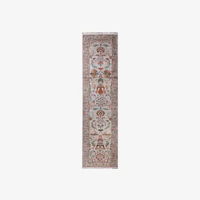 The Rug Seller Sultani 48798 Traditional Wool Runner Rug in Grey297x80cm