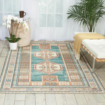The Rug Seller Madera rugs MAD04 in Teal Green by Nourison