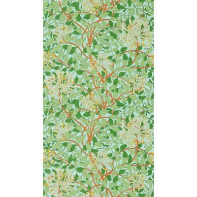 The Rug Seller Honeysuckle Wallpaper 217094 by Morris & Co in Sky Burnt Orange&nbsp;Roll