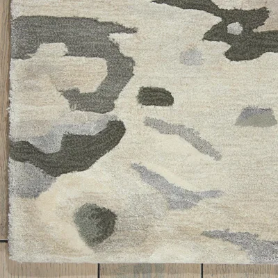 The Rug Seller Prismatic Rugs PRS05 by Nourison in Silver Cloud