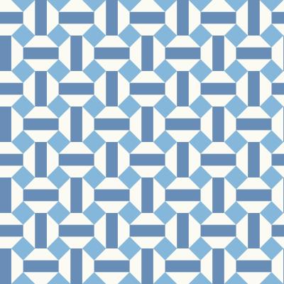 The Rug Seller Alicatado Wallpaper 117 12037 by Cole & Son in Hyacinth BlueRoll