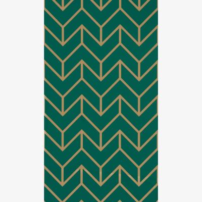 The Rug Seller Tessellation Wallpaper 111984 by Harlequin in Teal GoldRoll