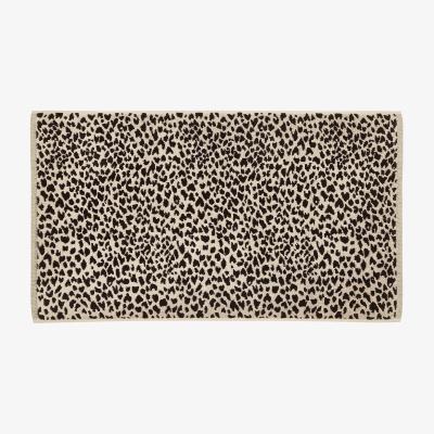 The Rug Seller Nalu Koko Bath Mat by Nicole Scherzinger in Black & Linen&nbsp;50x90cm