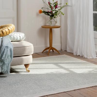 The Rug Seller Silchester Damask 081107 Rug by Laura Ashley in Pale Sage Green&nbsp;250x350cm