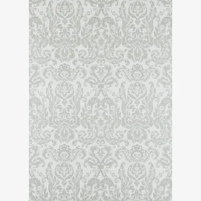 The Rug Seller Brocatello Wallpaper 312008 by Zoffany in Silver Grey&nbsp;Roll