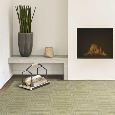 The Rug Seller Geometric Modern Textured Rugs in 410009 9191 Gold Beige