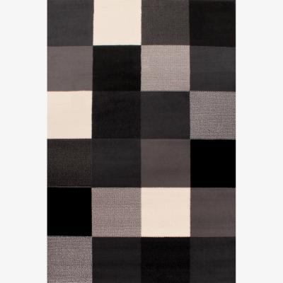 The Rug Seller Pixels Rugs in Black by Rugstyle