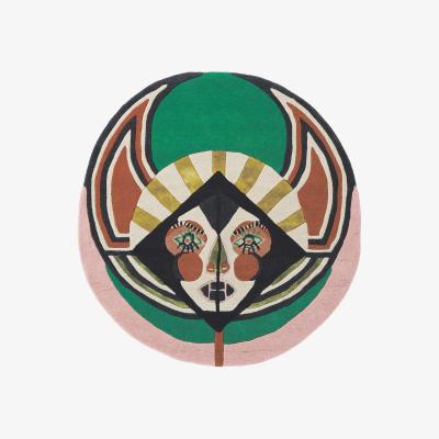 The Rug Seller Zodiac Virgo Star Sign Circle Round Wool Rugs 161605 by Ted Baker&nbsp;200x200cm