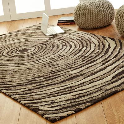 The Rug Seller Unique Cyclone rugs in Brown Beige