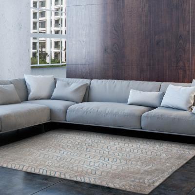 The Rug Seller Mad Men Jacobs Ladder Rug 8927 in Tribeca Blue