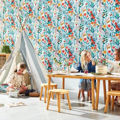 The Rug Seller Hide and Seek Wallpaper 112633 by Harlequin in Poppy Marine Ochre&nbsp;Roll