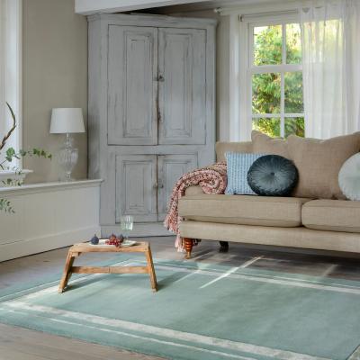 The Rug Seller Redbrook Wool 081807 Rug by Laura Ashley in Duck Egg Green&nbsp;250x350cm