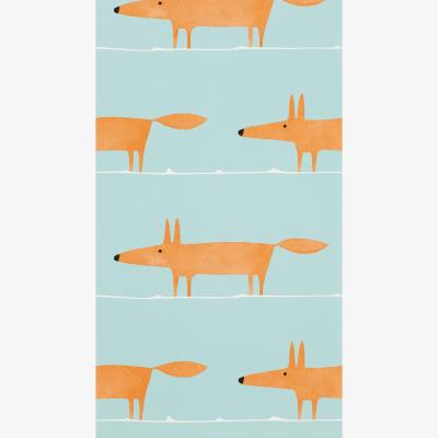 The Rug Seller Mr Fox Wallpaper 110849 by Scion in Auburn Orange&nbsp;Roll