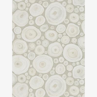 The Rug Seller Alnwick Logs Wallpaper 216509 by Sanderson in Ash Grey&nbsp;Roll