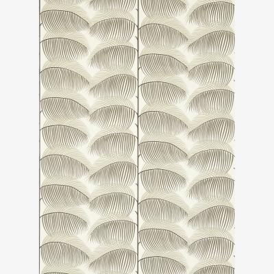 The Rug Seller Manila Wallpaper 213368 by Sanderson in Charcoal Cream&nbsp;Roll