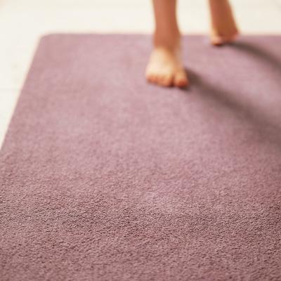 The Rug Seller Sense Plain Washable Rug in Rose Pink