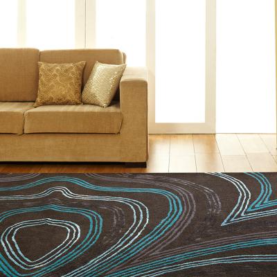 The Rug Seller Unique Retro Wool Rugs in Grey Blue&nbsp;150x240cm