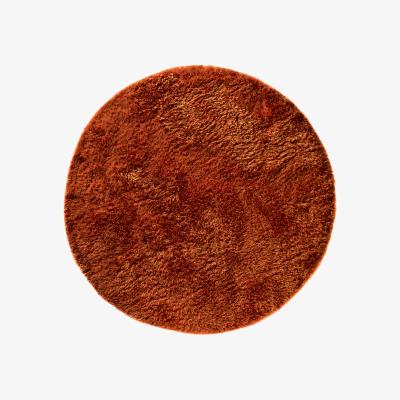 The Rug Seller Plush Circle in Rust
