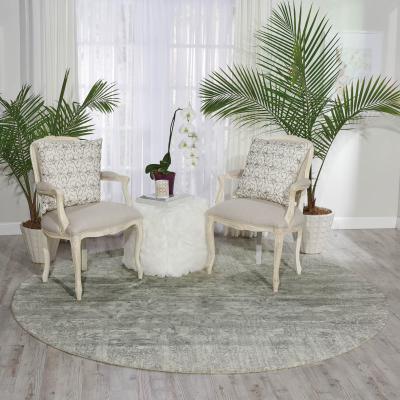The Rug Seller Nourison Twilight Circular Rugs TWI02 in Ivory