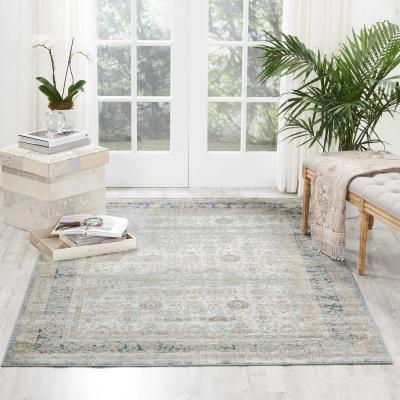 The Rug Seller Malta MAI10 Traditional Rugs by Kathy Ireland in Cloud Grey