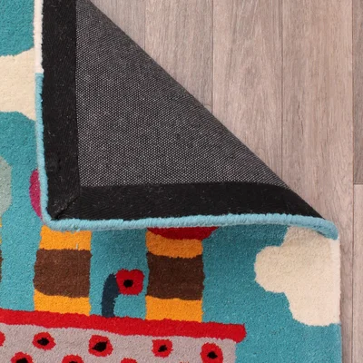 The Rug Seller Kids Ship Rugs in Blue