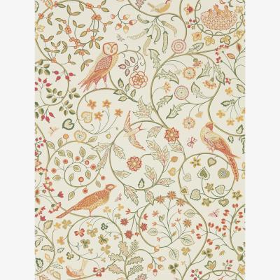 The Rug Seller Newill Wallpaper 216705 by Morris & Co in Ivory Sage Green&nbsp;Roll