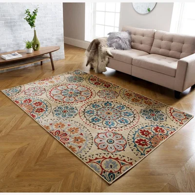 The Rug Seller OW Traditional Valeria Red Rug in 5997 Y