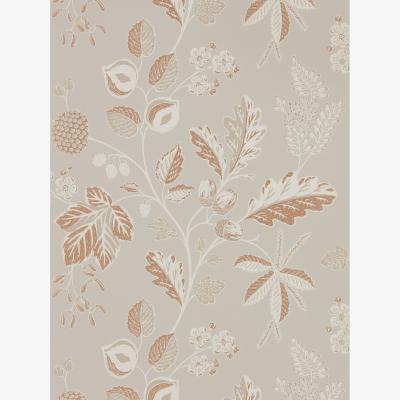 The Rug Seller Warwick Leaf Wallpaper 216615 by Sanderson in Taupe Grey&nbsp;Roll