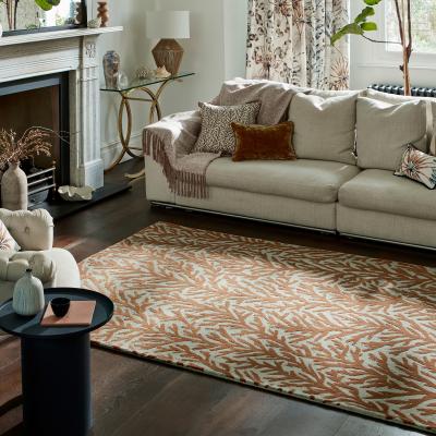 The Rug Seller Atoll 142500 Rugs by Harlequin in Auburn Stone250x350cm