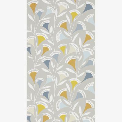 The Rug Seller Pepino Wallpaper 111549 by Scion in Dandelion Butterscotch Charcoal&nbsp;Roll
