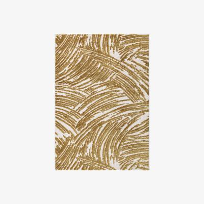 The Rug Seller Moda Abstract Modern Rugs 47143 GC700 in Gold Yellow135x200cm