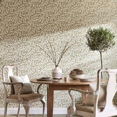 The Rug Seller Sycamore Trail Wallpaper 216501 by Sanderson in Gold Yellow&nbsp;Roll