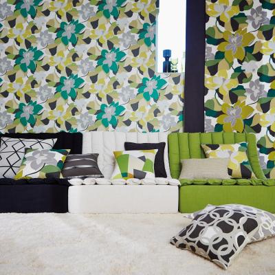 The Rug Seller Diva Wallpaper 110861 by Scion in Leaf Moss Green&nbsp;Roll