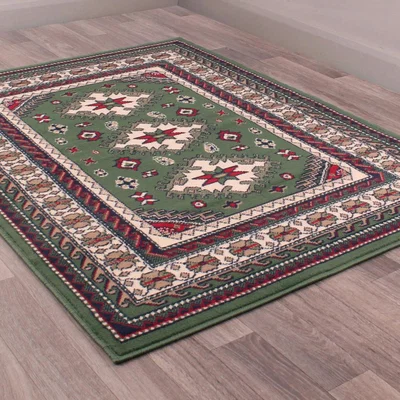 The Rug Seller Malak Rugs in Green by Rugstyle
