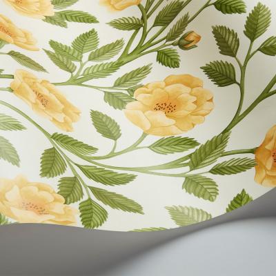 The Rug Seller Hampton Roses Wallpaper 7015 by Cole & Son in Ochre YellowRoll