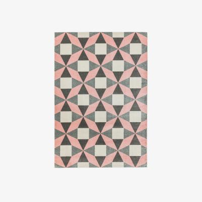 The Rug Seller Colt CL15 Fan Geometric Rugs in Pink&nbsp;120x170cm