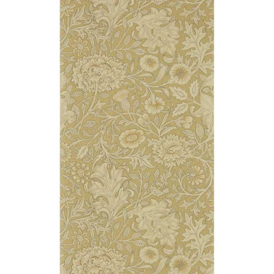The Rug Seller Double Bough Wallpaper 216681 by Morris & Co in Antique Gold&nbsp;Roll