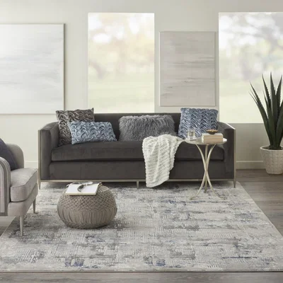 The Rug Seller Royal Terrace Rugs KI41 in Ivory Blue