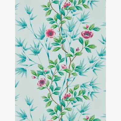 The Rug Seller Lady Alford Wallpaper 112901 by Harlequin in Sky Magenta&nbsp;Roll
